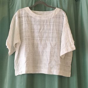Pure Jill J Jill Boxy 100% Cotton Top S